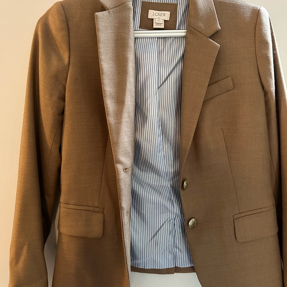 J. Crew Tan Blazer